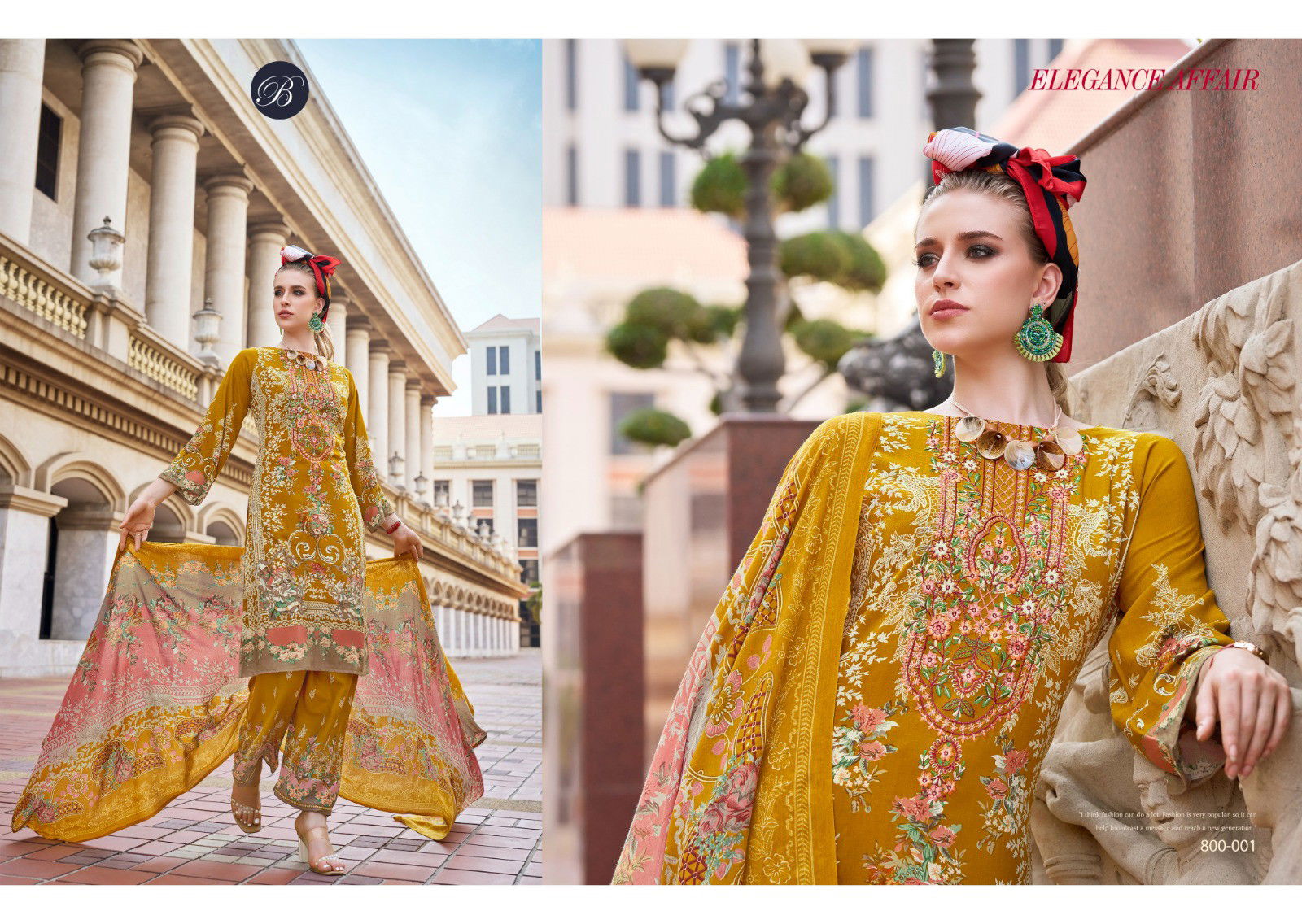  Dilshad Vol 3 Belliza Viscose Rayon Digital Printed Dress Material